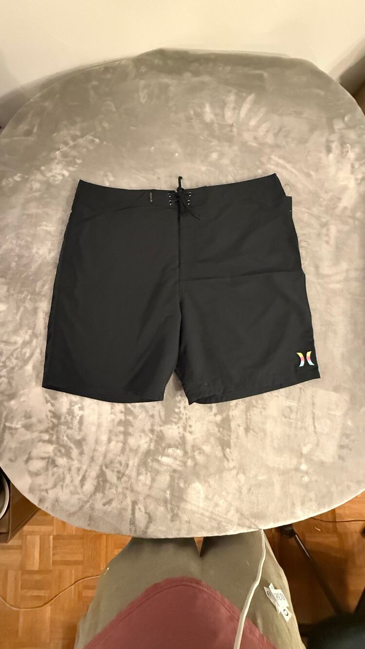 Hurley OAO Gradient Boardshorts Mens 40 Black 21” Swim Trunks NWT